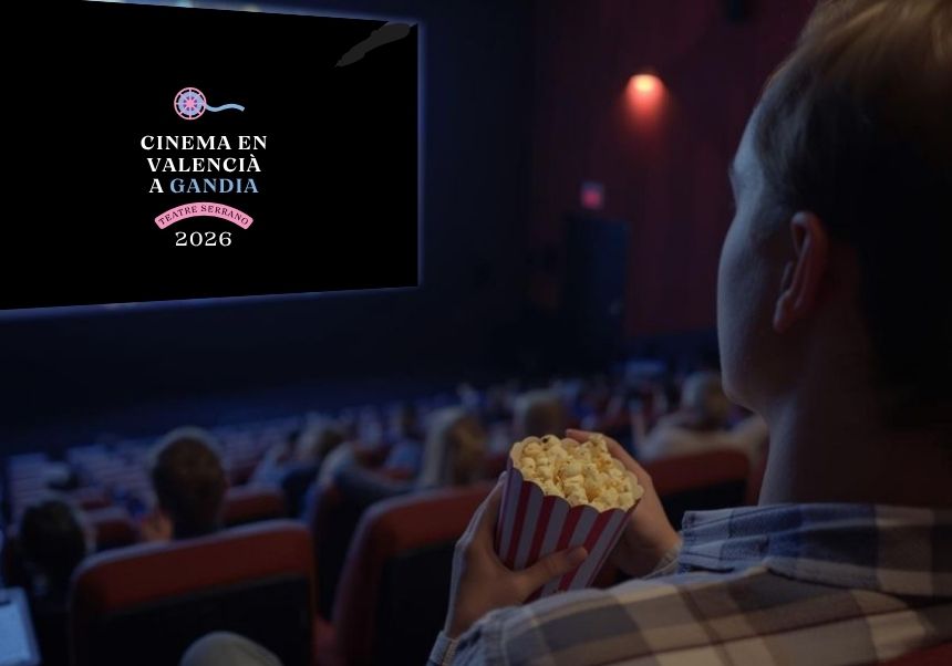 event image:Man eating popcorn and watching a film in the cinema